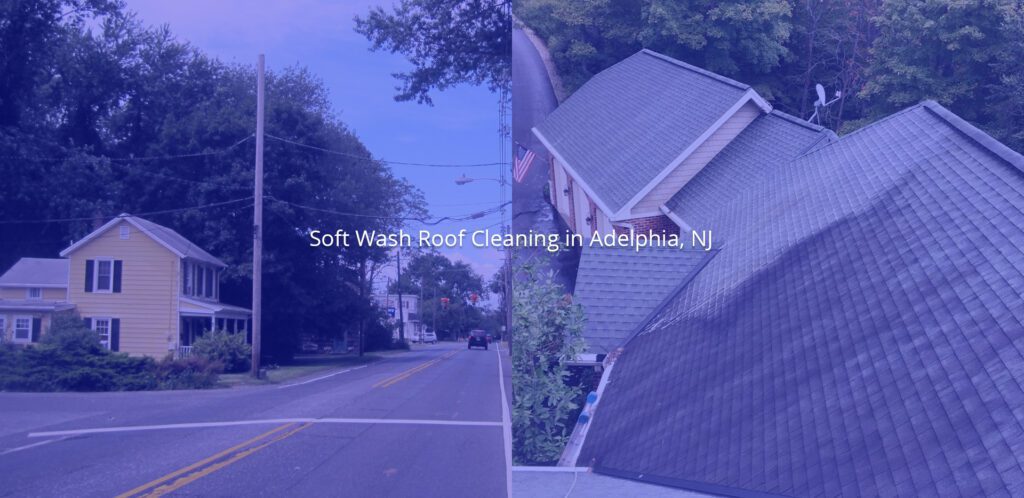 Soft Wash Roof Cleaning in Adelphia NJ