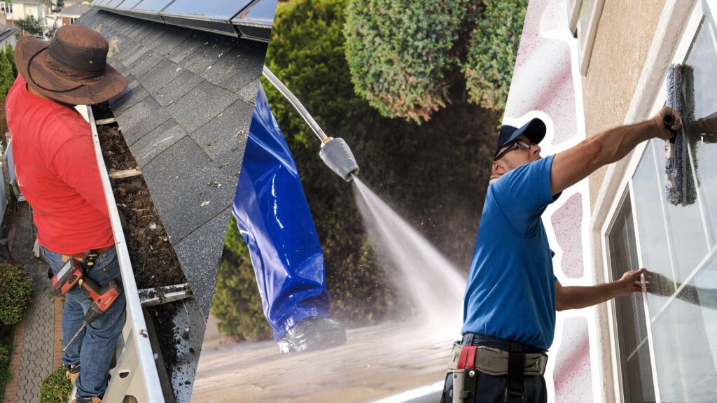 Power washing and gutter cleaning freehold nj