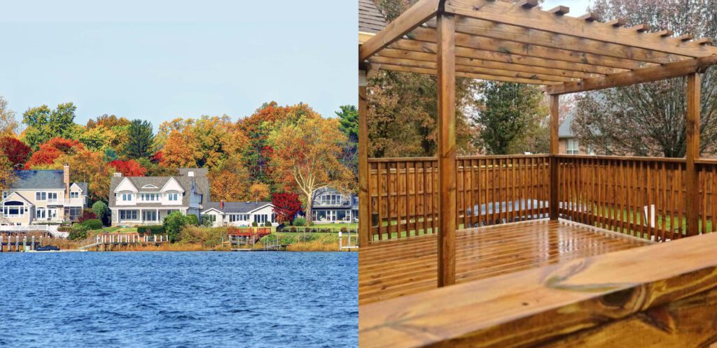 Deck Cleaning & Staining in Rumson, NJ