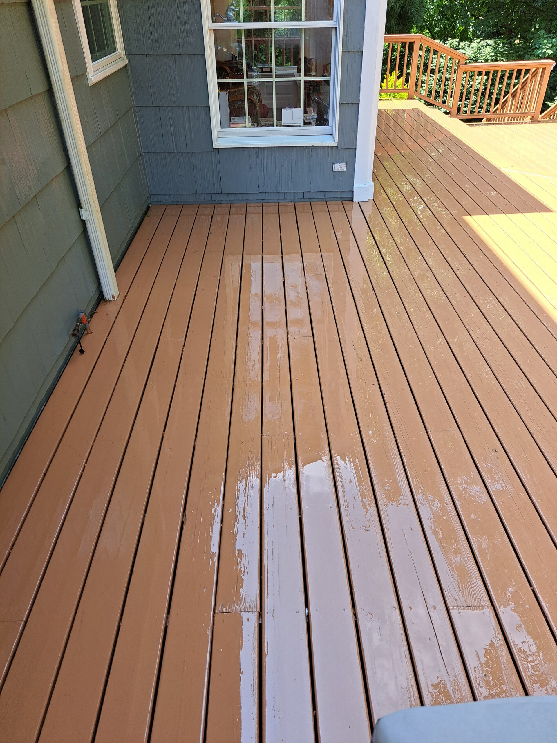 after power washing