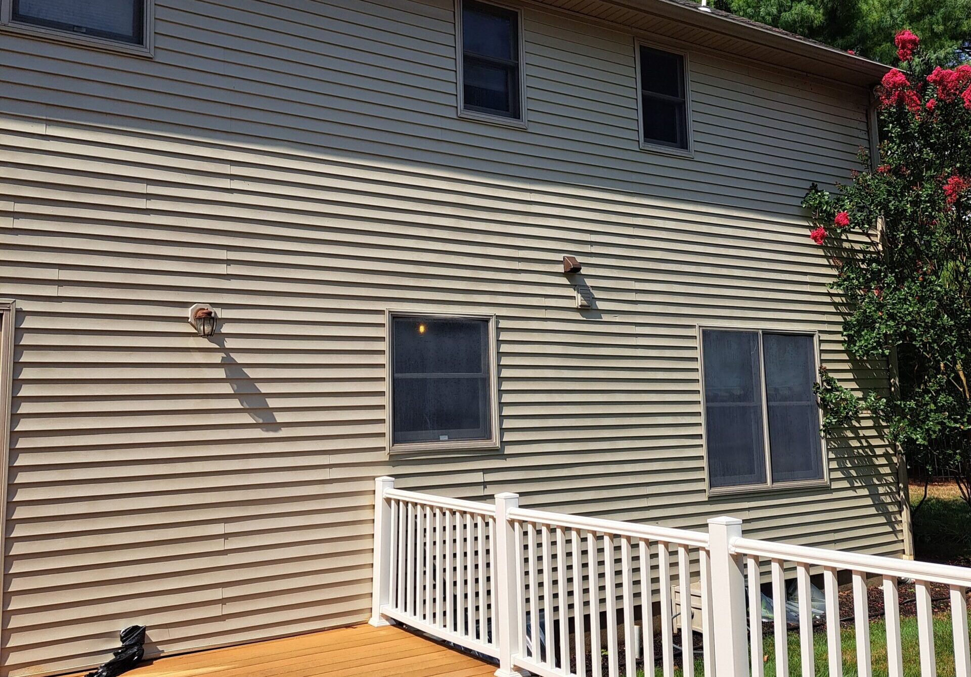 Red Bank Deck, Vinyl Siding-After