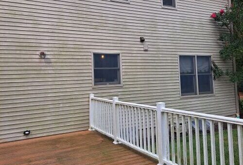 Red Bank Deck, Vinyl Siding-Before (1)